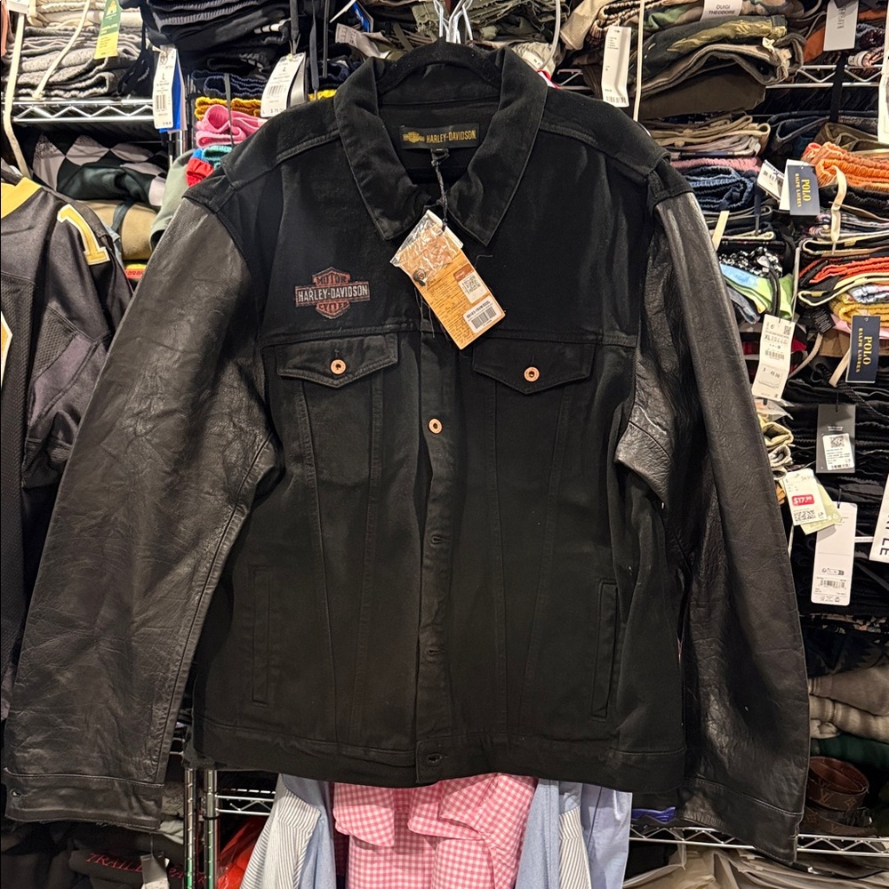 Harley-Davidson Black Bomber Jacket for Men
